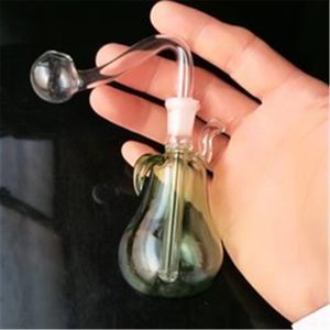 Narghilè Accessori per fumatori Mini bottiglia da fiuto in vetro tipo pera