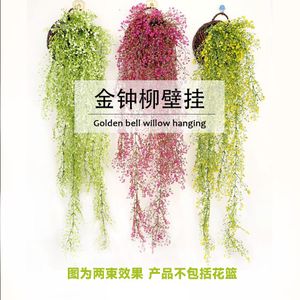 Dekoracje ślubne sztuczne kwiaty winorośl bluszcz liść jedwab wiszący fałszywa roślina sztuczna rośliny Garland Dekoracja imprezowa