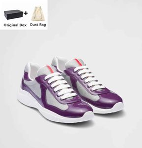 Casual B22 Runner Scarpe sportive Designer America Cup Scarpe da ginnastica basse Scarpe da uomo fuori ufficio Scarpe da ginnastica B30 in pelle verniciata Scarpe da ginnastica all'ingrosso 85