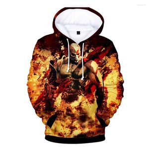 Men's Hoodies God Of War Character Printed 3D Cool Spring Autumn Male Female Game Anime Fashion Leisure Personality Clothes