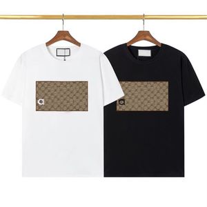 Herrkvinnor designer toppar tryckt kort ärm gammal blommig broderad sommarskjorta mäns t-shirt personlig mode streetwear