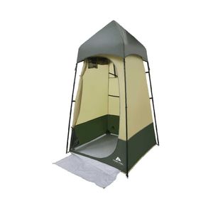 Tents and Shelters Portable Outdoor Camping Tent Lighted Shower Tent One Room Fitting Room Privacy Toilet Camping Tent Green Bath Changing J230223