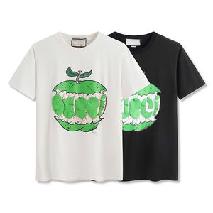 남성 t 셔츠 디자이너 의류 순면 피부 친화적이고 통기성 tshirt 그래픽 티 커플 모델 t-셔츠 고품질 힙합 셔츠 오버 사이즈 피트 크루 넥 A3