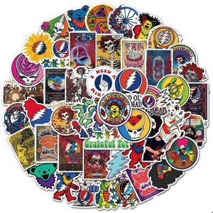 Car Stickers Waterproof Sticker 50Pcs Cool Gratef Dead For Bike Motorcycle Laptop Lage Phone Case Guitar Vinyl Decal Rock Music Bomb Dhxqf