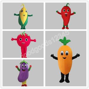 Performance Vegetable Mascot Costumes Halloween Fancy Party Dress Cartoon Character Carnival Xmas Easter Advertising Birthday Party Costume