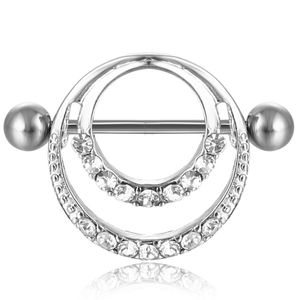 Navel Bell Button Rings D0599 Clear Stone Nipple Ring Drop Delivery Jewelry Body Dhgarden Dhqwi