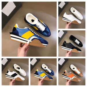 Nowe letnie James Men Buty Casual Sneakers z nylonem nylonowym sporty na świeżym powietrzu czarny biały grube gumowe podeszwy buty na deskorolce