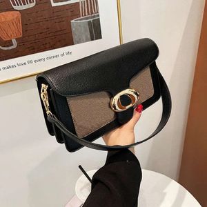 Kadınlar için Siyah Tote Debriyajları Tabby Omuz Çantası İmza Tuval Deri Çanta Kısa Omuz Çantaları Giyim Crossbody Küçük Kahverengi Kadın Lüksler Tasarımcıları Çantalar