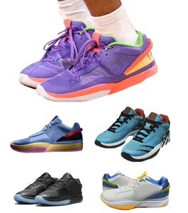 basketbol ayakkabısı Ja 1 Day 1 Ja MorantS ilk imza Spor Ayakkabıları Satılık Erkekler Grinch Koyu Gri Saf Platinum Parlak Mango yakuda Spor salonu eğitmenleri için Antrenman Sneaker