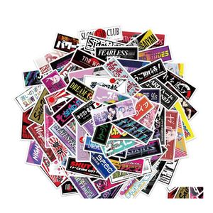 Car Stickers Waterproof Sticker 60Pcs Cool Jdm For Racing Styling Bumper Motorcycle Helmet Skateboard Lage Vinyl Decals Fashion Bomb Dhng1