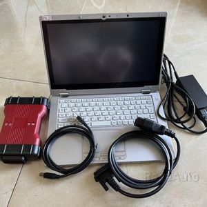 VCM 2 Pełna diagnoza chipowa Skaner narzędzie Ford IDS V120 SSD Laptop CF-AX2 I5 4G Twardbook Screen Computer Kable OBD Pełny zestaw gotowy do użycia