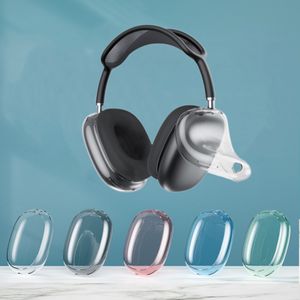 Capa protetora para ANC Airpods Max Acessórios para fone de ouvido com faixa de cabeça TPU Silicone sólido Capa protetora à prova d'água AirPod Maxs Fones de ouvido Capa para fone de ouvido