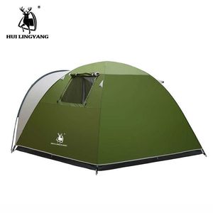 Tents and Shelters Outdoor supplies upgrade version 1 bedroom 1 living room camping tent European rainproof camping tent J230223