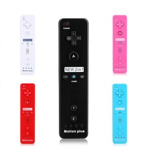 Telecomando wireless Motion Plus integrato 2 in 1 per accessori di gioco Nintendo Wii U