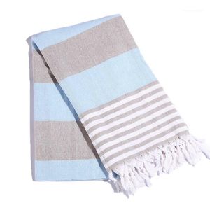 Sarongs Turkish Tassel Beach Shawl Cloth Striped Adult Bathing Towels Travel Scarf Sunscreen Tapestry 100x180cm1