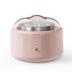 Máquina de iogurte Fabricantes de iogurte 220V Máquina 1000ml Fermentação Aço inoxidável Rice Wine Pink Kitchen Upppliance 2302222