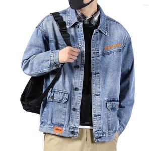 Men's Jackets Streetwear Comfortable Men Fashion Denim Tooling Jacket For Outdoor