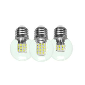 E26 E27 LED-glödlampor 1W 2W 3W färgade lampor G45 runda 3-färg-dimbar 5W 7W 9W LED juldekorativ belysning glödlampa usalight