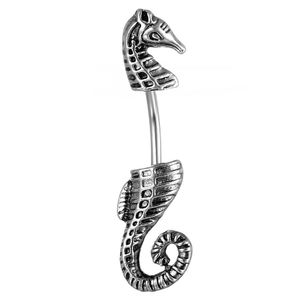 Navel Bell Button Rings D0745 Seahorse Belly Stud Sierblack Drop Delivery Jewelry Body Dhgarden Dh8Uz