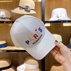 Luksusowa klasyczna czapka baseballowa Casquette projektanci czapka żelazna wieża premium czapki materialne litera moda i mężczyźni sunshade czapki sportowe czapki piłki sportowej na zewnątrz prezent podróży na zewnątrz