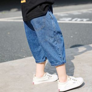 Jeans Spring Autumn Boy's And Girl's Baby Casual Trousers Small And Medium-sized Boys Carrot Pants All-match Harlan Baggy P 230223