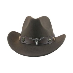Cowboy Hat Cowboy Western Cowgirl Hats Hats for Women Cowhead Belt Luxury Vintage Casual Fedoras Man Hat Sombrero Hombre Gorras