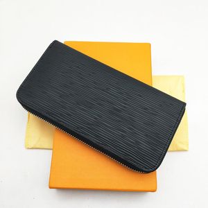 2023 mode Frauen Männer Brieftaschen Tasche Europäischen Stil Überprüfen Plaid Handtaschen Organizer Lange Zipper Wallet Clutch Geldbörse Mit Box