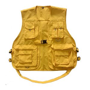 Gilet da uomo Gilet tattico Uomo Donna Tasche da pesca Giacca da viaggio Campeggio Gilet da esterno LXXL 230223