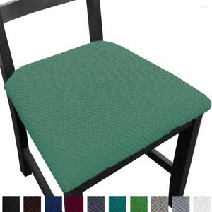 椅子カバー便利なシートカバー明るい色の高弾性ダストプルーフキッチンダイニングルームプロテクタースリップカバー