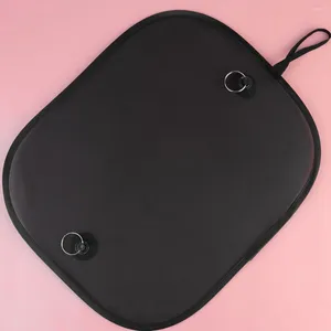 2 pezzi auto sole tessuto nylon arresto laterale maglia ombra accessori strumenti per ragazzi ragazze (nero con nero