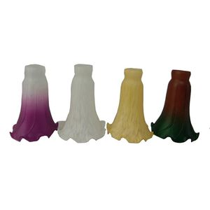 E14 Pond Lily Glass Lampshade استبدال الإضاءة الإكسسوارات لـ Talbe Lamp Wall Lamp Lamp323f