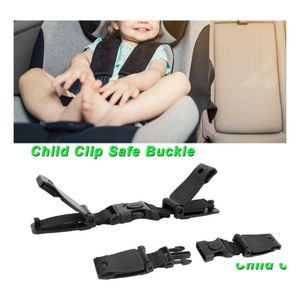 Andra bilelektronikbilarstolens bröst Harness Clip Safety Belt Buckle Justerbar för barnbarn Barn Remslås Anti Slip Drop de Dhxdy