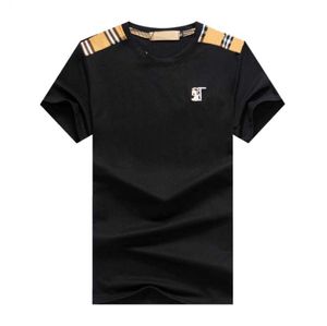 23ss Designers T-shirt Estate Europa Parigi Polo American Stars Fashion Magliette da uomo Star Satin Cotton T-shirt casual Donna mans Tees Nero Gestione onesta