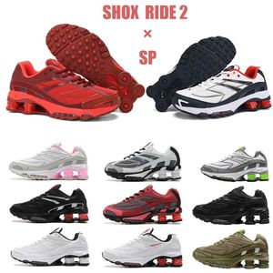 Nieuwe casual schoenen Shoxes Ride 2xSP Sneakers hardloopschoenen Rood Cool Gray Olive Green Pink Wit Triple Black Speed ​​Cushioning Design veelzijdige joggingschoenen
