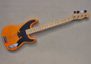 Custom 4-String Electric Bass Guitar with Maple Fingerboard, Fully Customizable