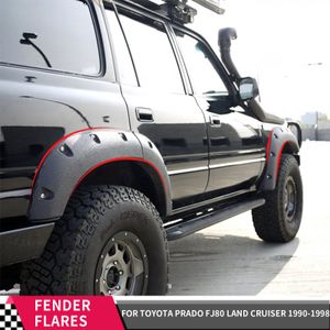 Çamurluk Fişekleri Tekerlek Kemeri Çamurluk Aksesuarları Land Cruiser Prado LC80 FJ80 1990 -1998 LandCruiser 80 Serisi Siyah