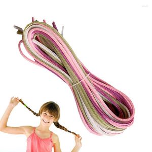 Fio de cabelo de bandanas para tranças 8pcs acessórios diy string infantil de tração de corda colorida