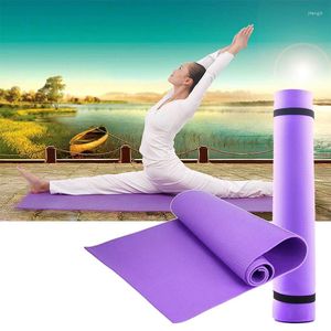 Kudde 6mm tjock yogamatta som inte slipar Eva Foam ekovänlig inomhus fitnessdyna för nybörjare hem övning pilates smaklös madrass