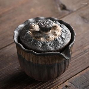 Mugs Teapot Kungfu Handmade Single Pot Hand Grasping Travel Mug Tazas De Ceramica Creativas
