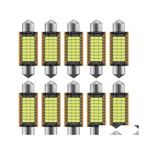 Andra bilbelysningar 10st C5W C10W LED BBS CanBus Festoon31mm 36mm 39mm 41mm Chip Interior Dome Light Reading 12V 24V Error Drop Delive Dhyu6