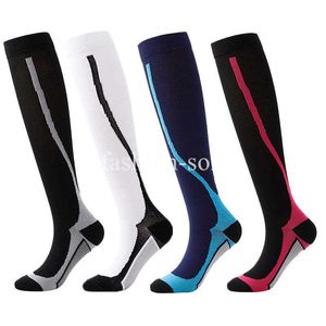 5 st strumpor Hosiery Running Compression Socks 2030mmHg For Marathon Cycling Football Varicose Veins Strumpor For Men Women Sports Socks 1 Par Z0221