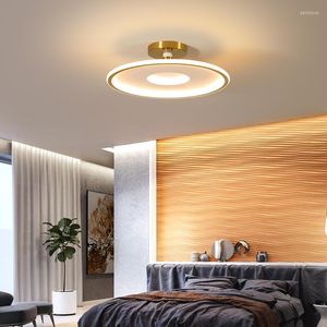 Ceiling Lights Bedroom Lamp LED Modern Simple Creative Nordic Circular Living Room Ultra Thin Study