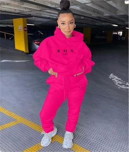 Designer Women Tracksuits Pink Two Pieces Set Sweatsuit Autumn Female Hoodies Jacket Pants With Logo Print Pullover Sweatshirt Lose Jumpers Woman Clothes