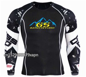 Camisetas masculinas Adventure GS 3D Impresso T camisetas Men Camisa de compressão 2022 Costume de mangas compridas Tops de roupas masculinas Pullover 022223h