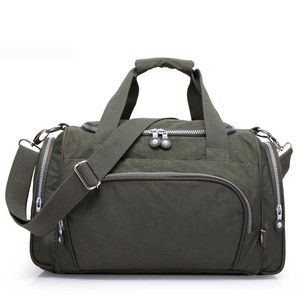 Duffel Bags Tegaote Men's Travel Bag dragkedja Bagage Travel Duffle Bag 2021 Senaste stil stor kapacitet Mannen kvinnlig bärbar gril rese tote 230223