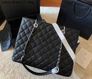 Moda CC Cross Body Vintage CC Borsa tote grande Borse firmate famose Donna Borsa grande in pelle caviale Borsa shopping classica grande Lady Borse a tracolla nere Cr all'ingrosso