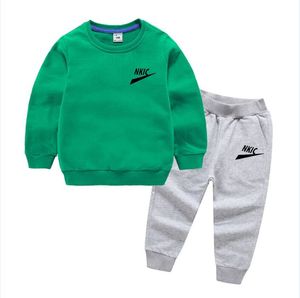 1-13 ￥r barn Autumn Clothes Set Kids Boy Brand Logo Print Trousers Suit Long Sleeve T Shirts Pant Tracksuit