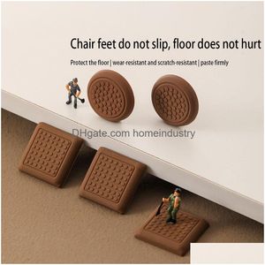 Other Home Garden Household Table Foot Nonslip Pad Stool Chair Mute Wearresistant Anticollision Protective Er Can Be Cut Water Was Dhnr4