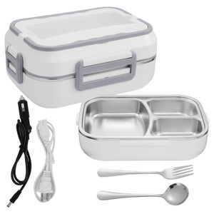 Lunch Boxes 12V110V 220V Box Food Container Portable Electric Warmer Heater Rice Dinnerware Sets For Home Car Use 230222