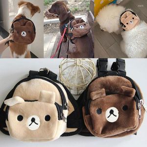 Capas de assento de carro para cachorro adorável mochila para pequenos cachorros de cachorro de cachorro fofo chihuahua bolsas escolares mochilas de animais de estimação acessórios